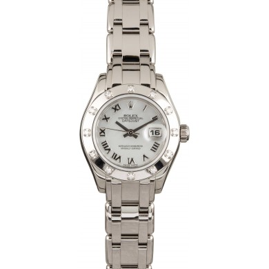 AAAAA Rolex Pearlmaster 80319 Mother of Pearl Dial JW0611