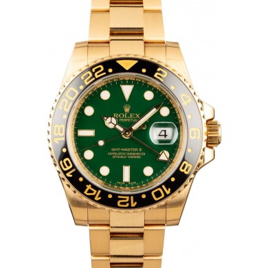 Fake Fashion GMT-Master II Gold Rolex 116718 JW0227