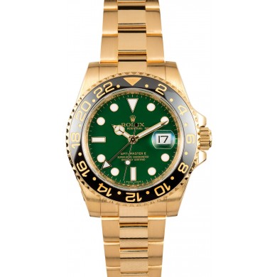 Hot Imitation Rolex Gold GMT Master II 116718 JW2190