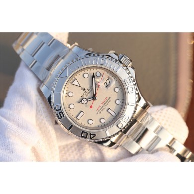 Knockoff 1:1 Rolex Yacht-Master 116622 Silver Dial on Bracelet Rolex WJ01239