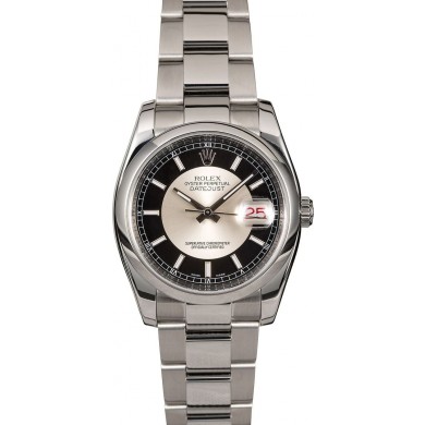 Men's Rolex Datejust 116200 Tuxedo Dial JW0683