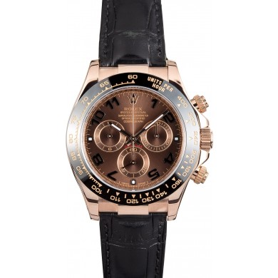 Replica Rolex Everose Daytona 116515 ChocolateT JW2095