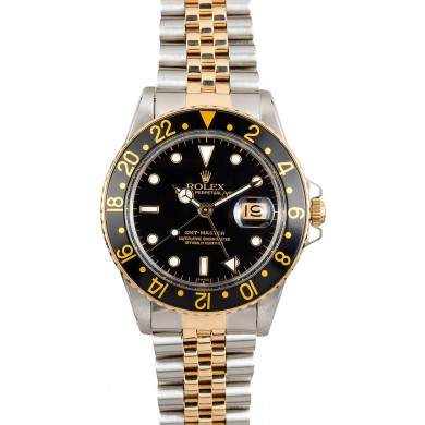 Replica Rolex GMT-Master 16753 Black Dial Jubilee JW2139