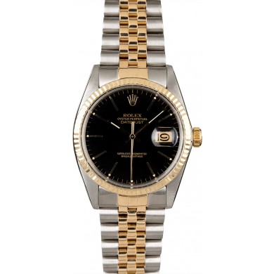 Rolex Datejust 16013 Black Index Dial JW1824