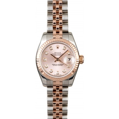 Rolex Datejust 179171 Pink Diamond Dial JW0427