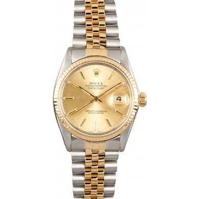 Rolex Datejust Champagne 16013 Two Tone JW1921