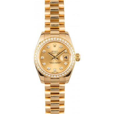 Rolex Ladies President 179138 Diamond JW0507