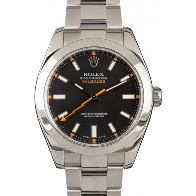 Rolex Milgauss 116400 Black 40MM JW2210