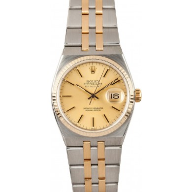 Rolex Oyster Quartz Champagne 17013 JW2275