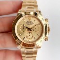 Fake Rolex Daytona Cosmograph 116508 Noob V3 Stainless Steel 904L & Yellow Gold Wrapped Champagne Dial Swiss 4130 Run 6@SEC