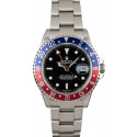 Certified Rolex GMT Master II Ref 16710 'Pepsi' Bezel Insert JW0169