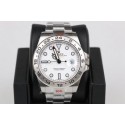 Replica Rolex Explorer II 216570-0001 GM Factory V2 904L Stainless Steel White Dial Swiss 3187