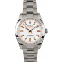 Fake Rolex Milgauss White 116400 JW2216