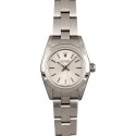 Imitation Rolex Lady Oyster Perpetual 76080 Silver Index Dial JW0577