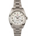 Imitation Rolex Sky-Dweller 326939 White Gold JW2383