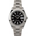 Men's Rolex Datejust 116300 Black Luminescent Dial JW0686