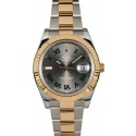 Replica Rolex Datejust 116333 Two Tone with Slate Roman Dial JW1797