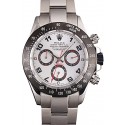 Replica Rolex Daytona Stainless Steel Black Enameled Silver Dial