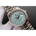 Rolex Day-Date 40mm 228206 Textured Ice Blue Dial Bracelet Rolex WJ00403