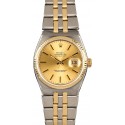 Rolex OysterQuartz Datejust 17013 Two Tone Integral Band JW2285