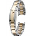 Rolex Plated Yellow Gold and Stainless Steel Link Bracelet 622488