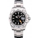 Rolex Swiss Explorer Stainless Steel Bezel Black Dial Tachymeter