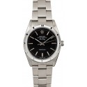 Steel Rolex Air-King 14010M Black Dial JW2603