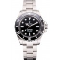 Swiss Rolex Submariner No Date Black Dial And Bezel Stainless Steel Case And Bracelet