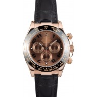 Replica Rolex Everose Daytona 116515 ChocolateT JW2095