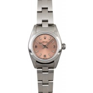 Replica Rolex Lady Oyster Perpetual 76080 Salmon Dial JW0576