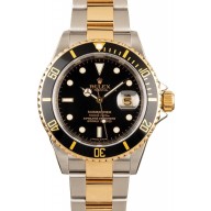 Replica Rolex Submariner 16613 Black Luminous Dial JW2446