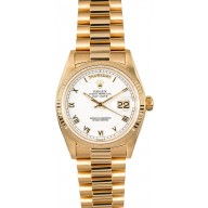 Rolex President Day-Date 18038 Roman Numerals JW2324