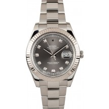 41MM Rolex Datejust II Diamond Dial 116334 JW0018