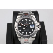 Replica Rolex Explorer II 216570-77210 GM Factory V2 904L Stainless Steel Black Dial Swiss 3187