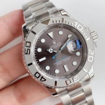 Fake Rolex Yacht-Master 40 V3 Version Stainless Steel Anthracite Dial Swiss 2836 Watch
