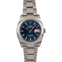 Copy 1:1 Rolex Datejust 116200 Blue Luminous Dial JW1733