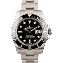 Fake AAA Rolex Submariner Black Dial 116610 Ceramic Bezel JW2480