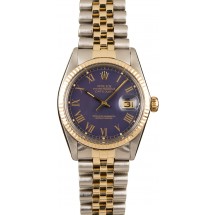 Fake Cheap Rolex Datejust 16013 Blue Roman JW1829