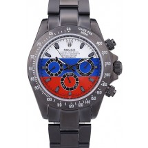 High Quality Replica Rolex Cosmograph Daytona Black Bracelet Russian Flag Dial 7472