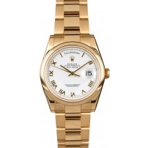 Imitation Rolex Day-Date 118208 with 18k Oyster Bracelet JW1995