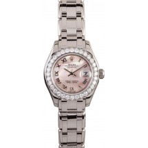 Knockoff Ladies Rolex Pearlmaster Diamond Bezel JW0350