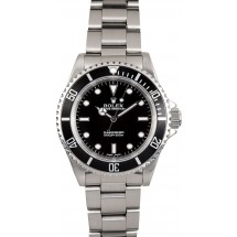 Luxury Black Rolex Submariner No Date Model 14060 JW0043