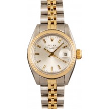 Replica Rolex Ladies Date 6917 Silver Index JW0459