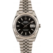 Rolex Datejust 126334 Black Dial Steel Jubilee JW1816