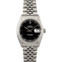 Rolex Datejust 16030 Black Index Dial JW1853