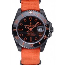 Rolex Stealth Submariner Orange Nylon Strap 622011