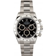 Rolex Steel Daytona 116520 Black JW2394