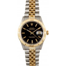 Rolex Thunderbird Datejust 16263 Black Dial JW2519