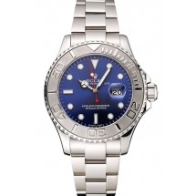 Rolex Yacht-Master Blue Dial Stainless Steel Case And Bracelet