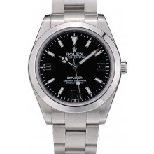 Imitation Rolex Explorer Stainless Steel Bezel Black Dial 41984